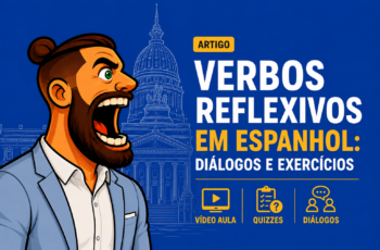Verbos reflexivos em espanhol: diálogos e exercícios