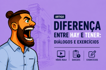 Diferença entre hay e tener: diálogos e exercícios