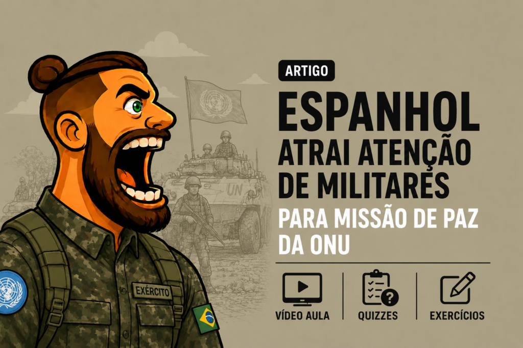 Curso de espanhol para militares