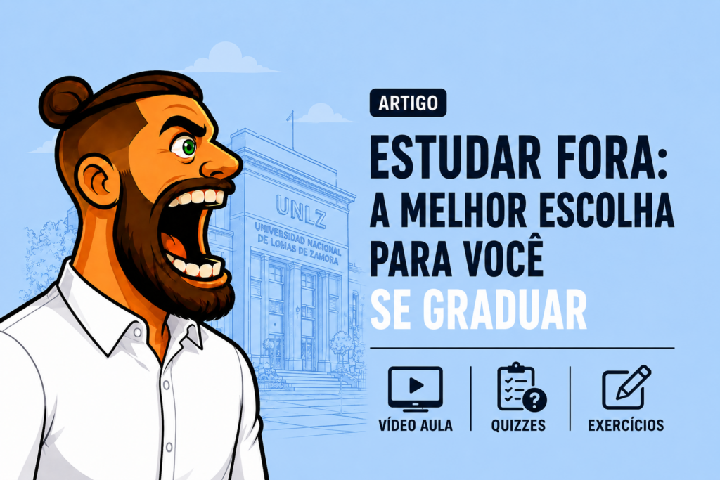 Estudar Fora: gradua&ccedil;&atilde;o