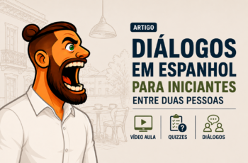 Diálogos em espanhol para iniciantes entre duas pessoas